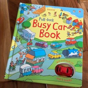 USBORNE pull back busy car book